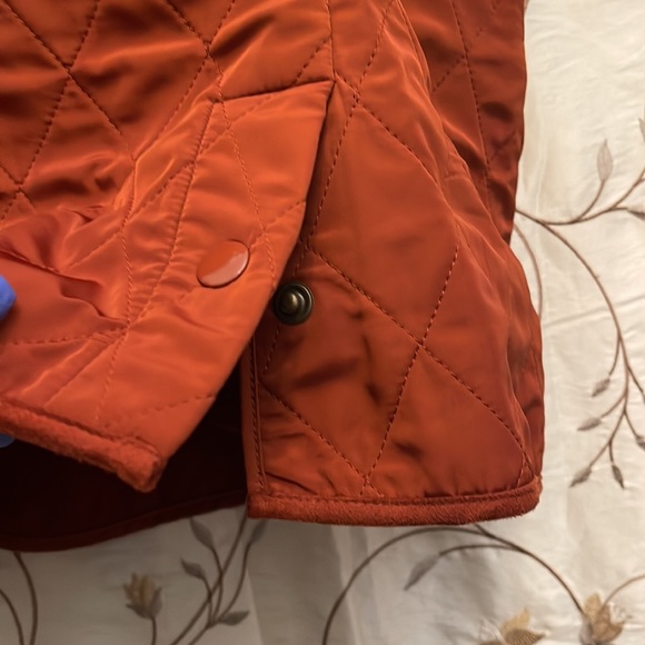 Talbots Mens Deep Orange Diamond Pattern Vest. Mint Condition - Picture 14 of 15